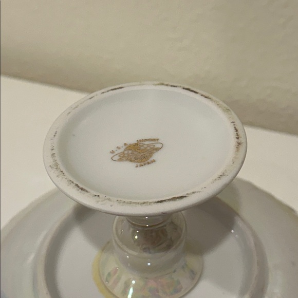 Cosmos of Japan Vintage Porcelain Colonial Couple Bowl - Picture 4 of 5
